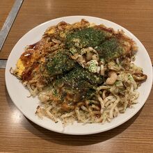 お好み焼きです。