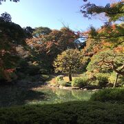 日本庭園が見事