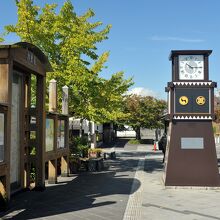 広場での位置はこんな感じだ