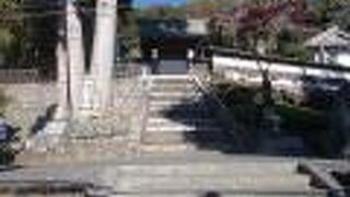 歴史のある寺です。