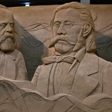 作曲家、ドゥヴォジャークとスメタナ