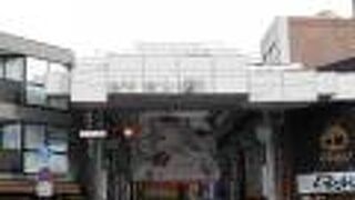 東武宇都宮駅の近くにある長い商店街