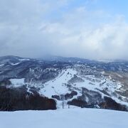 雪質が良く山頂からの景色もきれい