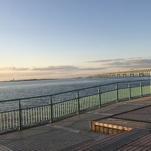 海沿いに広い公園です