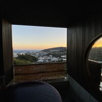 絶景の部屋の露天風呂