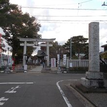 正面からの様子です。