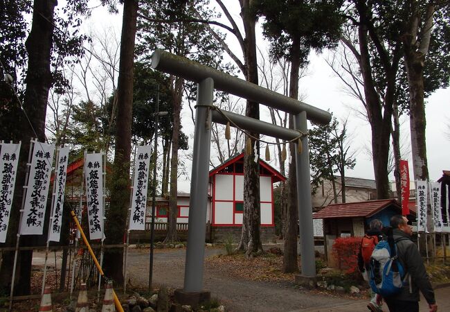 天覧山・多峯主山に登る途中諏訪八幡神社に寄りました