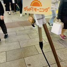 インタビュー受けました　カメラマンもいました。