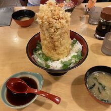 かき揚丼：1100円