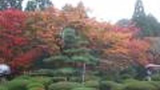 紅葉の名所としても有名なお寺