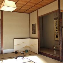広間にも茶道具が