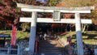 紅葉が有名な古社