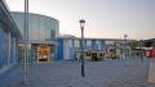 夕日がきれいに見える　　上島珈琲の丹波牛乳ソフトはとてもおいしかった