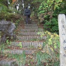 黒山展望台へ