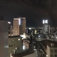 客室より、夜景