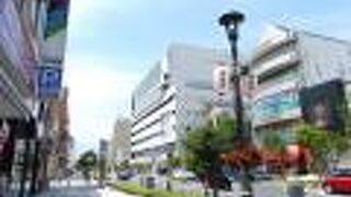 松本市街地東西に走る道