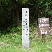 佐渡の金銀山遺跡の中でも重要な位置づけ