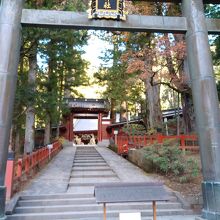 本殿の境内までの道のり。