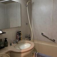 大浴場はあるけど、洗面はこんな感じ！