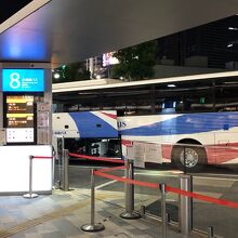 東京駅バスターミナルにて！