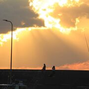 那覇市内の夕日スポット