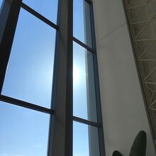 吹き抜けの展望台スペース