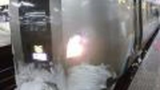 雪の中、ご苦労様。