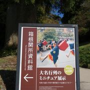 箱根関所の歴史を詳しく知ることが出来ました