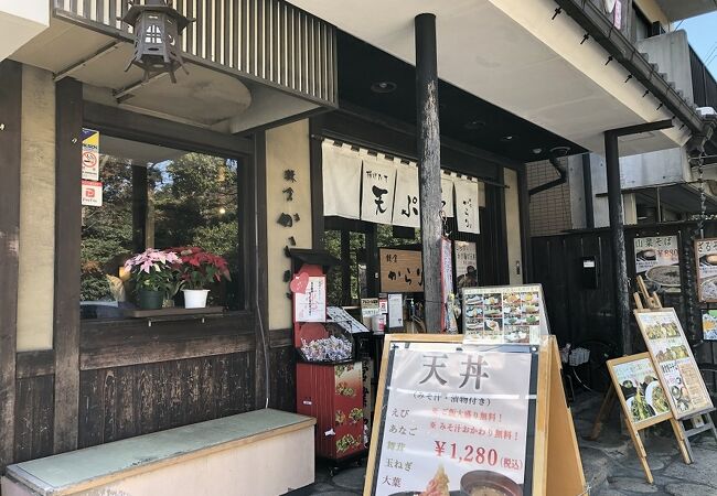 天ぷらがおいしいお店