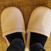 スリッパがフッカフカ♪