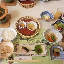 朝食もおいしかった