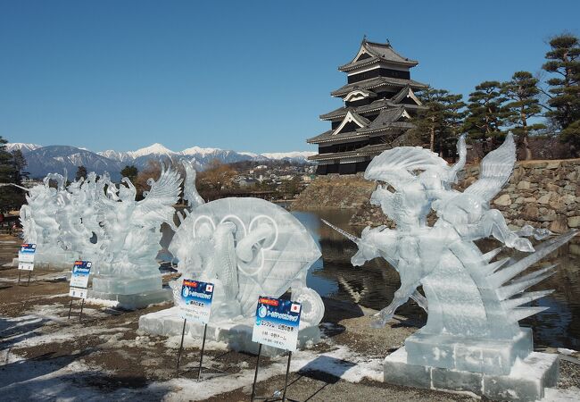 国宝松本城氷彫フェスティバル2024