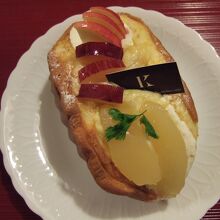 秋のフルーツオムケーキ