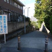 愛染堂勝鬘院からつけられた坂道