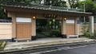 大きく新しく立派な門でした