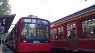 箱根湯本から塔ノ沢まで乗車