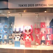 東京オリンピック2020のグッズが販売されていました