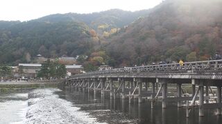 嵐山のシンボル・ものすごい人でした