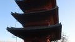 関東で最も古い五重塔