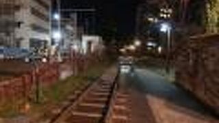 夜は雰囲気が一層廃線チック！