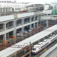 新潟駅が一望