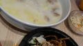 ボリューム満点のランチ