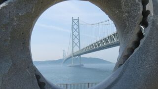 【夢レンズ】ここから明石海峡大橋をのぞいてみます