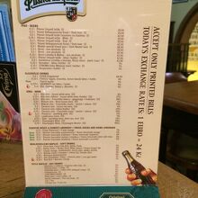 １コルナ5.3円だったのでアルコールは安いのに･･･