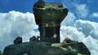 横手山山頂の神社を参拝