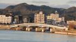宍道湖側の橋