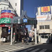 所沢駅前の商店街