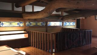 蔵元「玉村本店」の2階がギャラリースペース・素敵な空間ですよ。