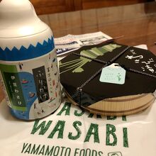 お土産「わさび漬け」と「わさびふりかけ」