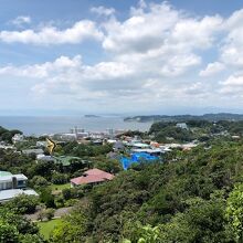 披露山公園から見た江の島